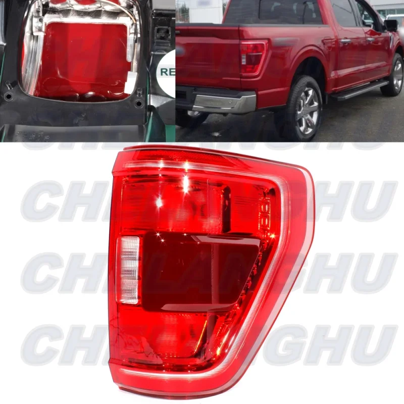 

Right Side Tail Light Rear Lamp Without Bulbs FO2819159 For Ford F150 F-150 2021 2022 2023