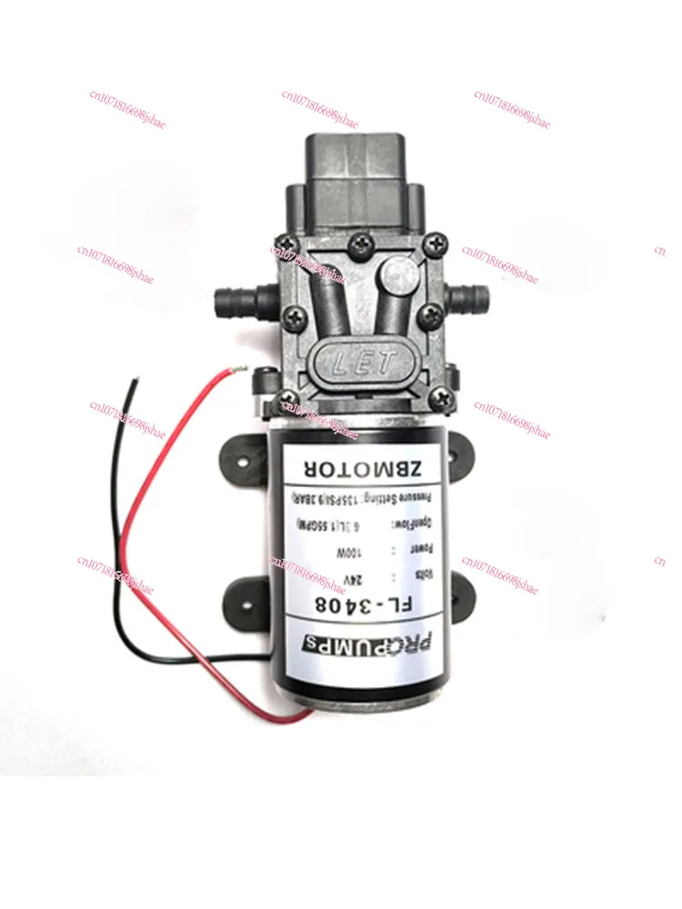 100w48v High Pressure Water Pump 12V DC Diaphragm Pump Automatic Start/Stop Supercharged 24V Car Wash