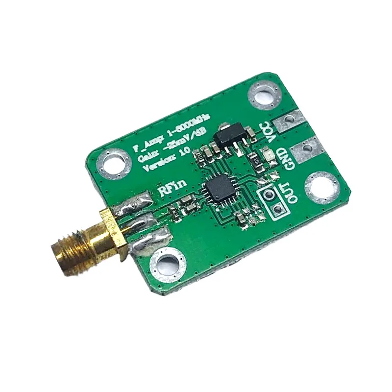 AD8318 1-8000MHz RF Logarithmic Detector Module - 70dB Dynamic Range for RSSI/Power Measurement, Wideband RF Power Meter