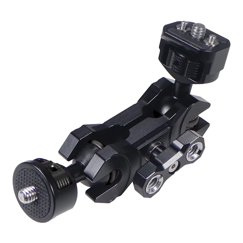 Doppelte Kugelköpfe Magic Arm 1/4'' 3/8'' Schraube für DSLR Kamera Monitor Mikrofon Video Licht Super Clamp Kamera Käfig Halterung – Detail 16