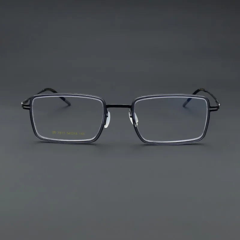 

new square Titanium glasses frame men Brand Ultralight eyeglasses women Retro fashion myopia computer optical glasses spectacles