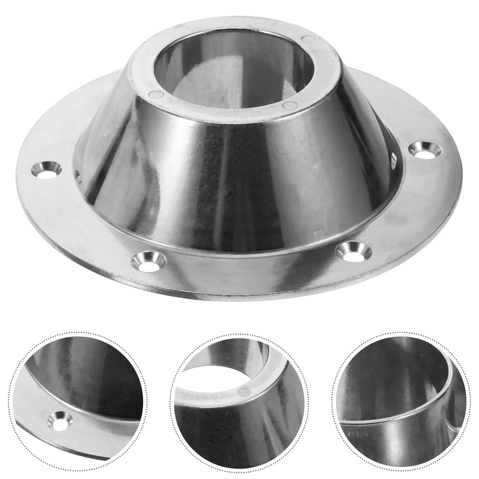 

2Pcs Aluminum Rv Table Base Mount Stable Lightweight Durable Pedestal Table Bases Rv Accessories Car Accessories