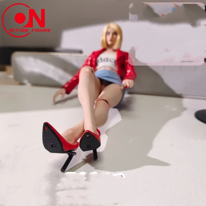 1/6 Skala Sexsy High Heels Schuhe PVC Schuhe Modell Fit 12 zoll Weibliche Soldat Action Figur Körper Puppen