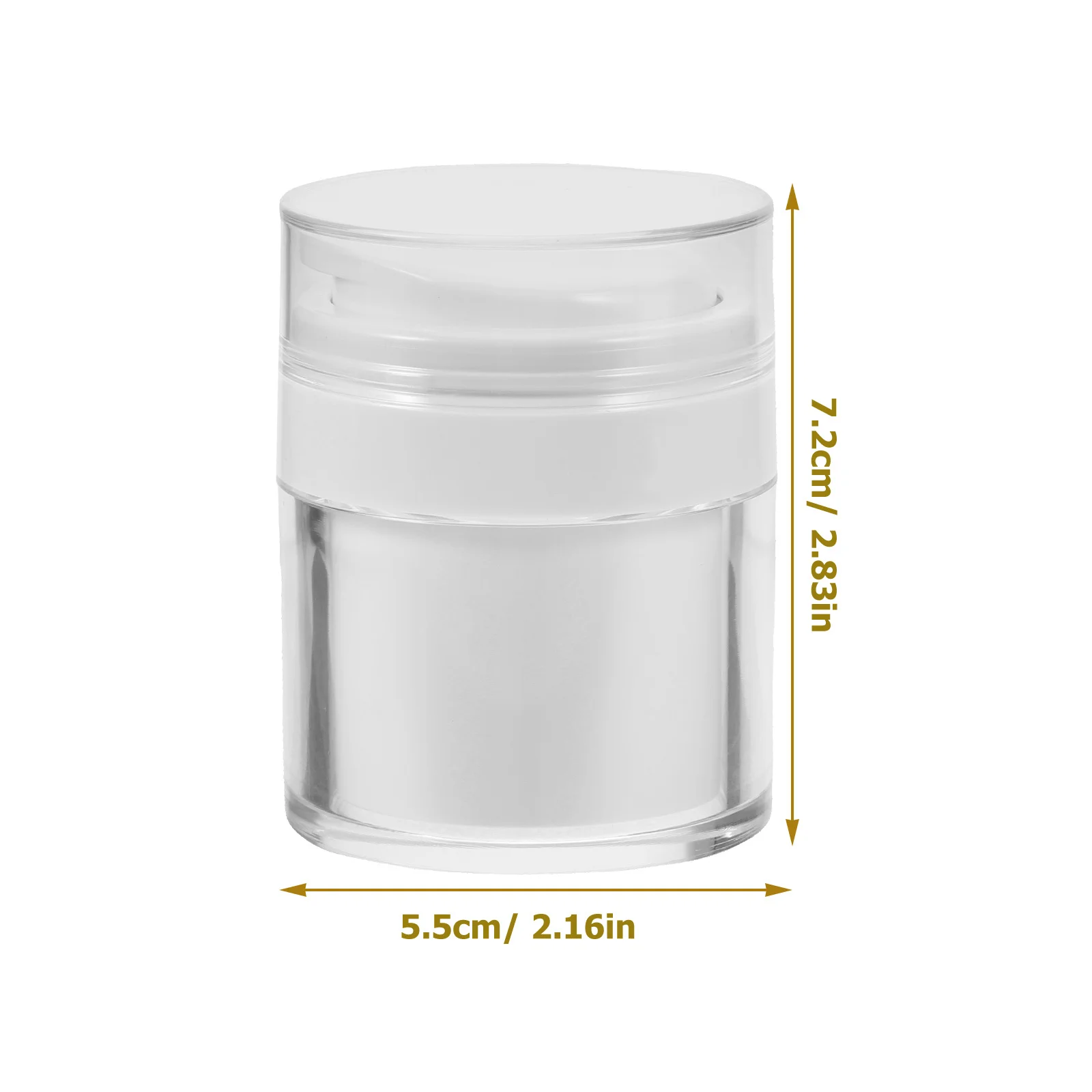 30ml pequeno frasco de creme recipiente versátil organizador de jóias de viagem selo apertado recipientes de pressão reutilizáveis