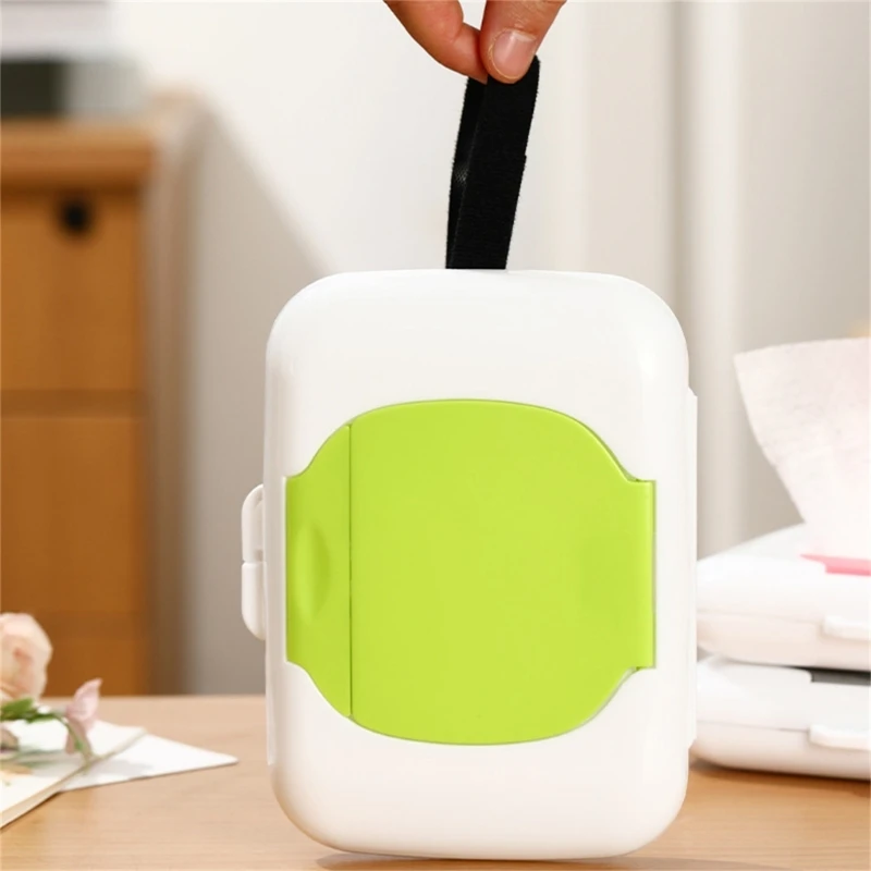 Wipes Dispensers Travel Refillable Wipe Holder Baby Strollers Pram Hanging Wet Wipe Container Indoor Outdoor Wipe Box