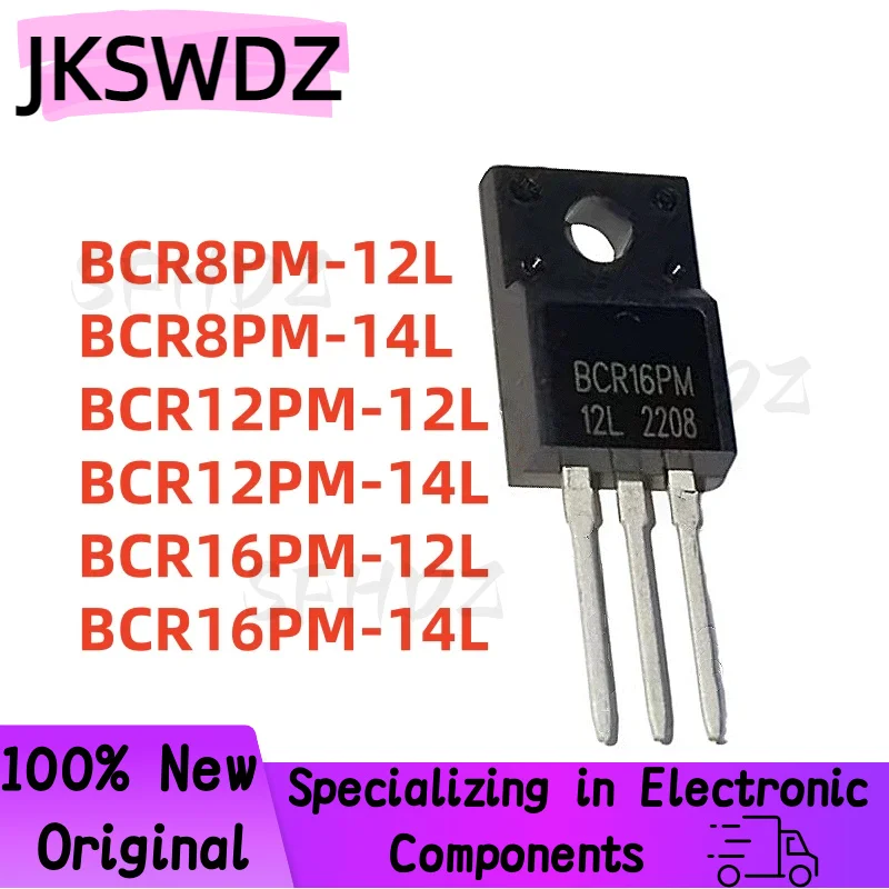 

10pcs 100% NEW BCR12PM BCR12PM-12L BCR16PM BCR16PM-12L BCR8PM BCR8PM-12L BCR8PM-14L BCR12PM-14L BCR16PM-14L TO-220F