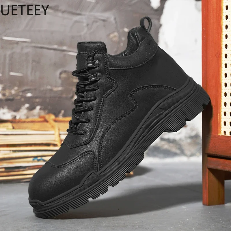 Tooling Boots Fashion-forward Men's Boots Understated Luxury Men Biker Shoes High-quality Understated Luxury Elastic New Arrival