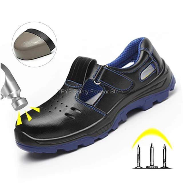 Security Boots Men s Boots Safety Shoes Men Breathable Work Steel Toe Puncture Aliexpress