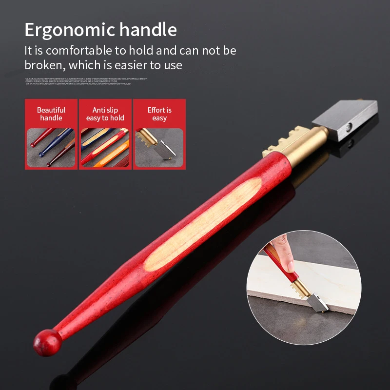 17mm Single Diamond Glass Cutter Portable Sharp Knife Glass Diamond Cutting Tool