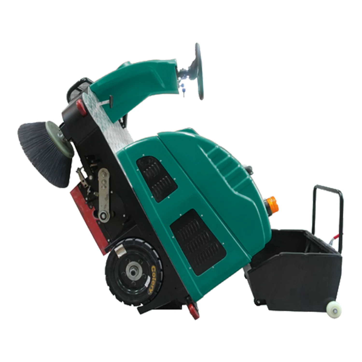 توفير الطاقة معدات تنظيف الأرضيات الصناعية مركبة مكنسة الشوارع