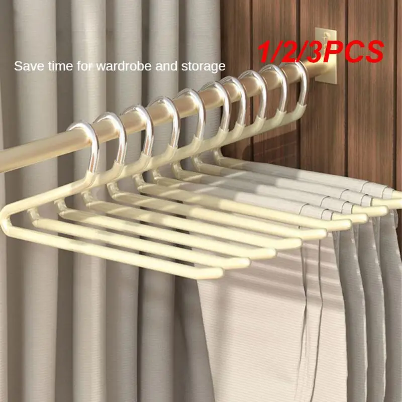 1/2/3PCS Coat Hanger Strong Toughness Strong And Sturdy Adult Hanger Non-toxic And Tasteless 35*11cm Trousers Hanger Clothing