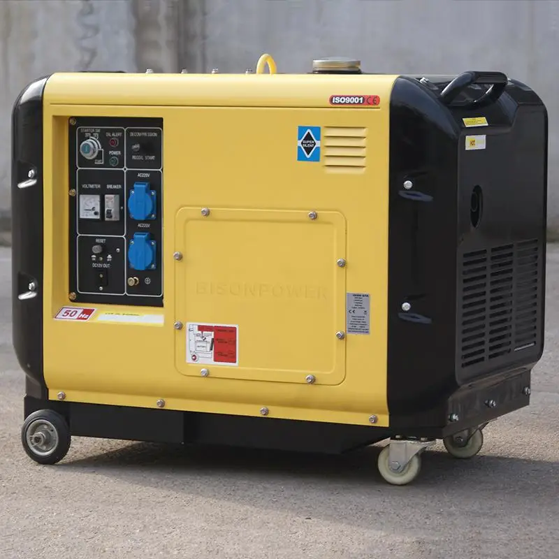 BISON(CHINA) Power 5 Kilowatt Portable . Generator Price 10. . generator set