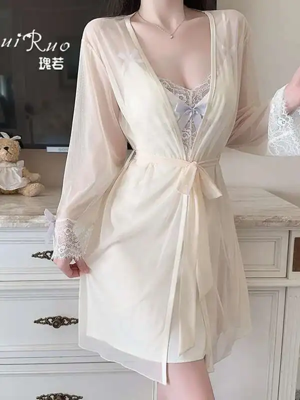 مثير الدانتيل شبكة القوس بلون عارية الذراعين العميق الخامس الحمالات فستان بلا أكمام رغبة نقية فستان غير رسمي للمرأة أنيقة T2Y4