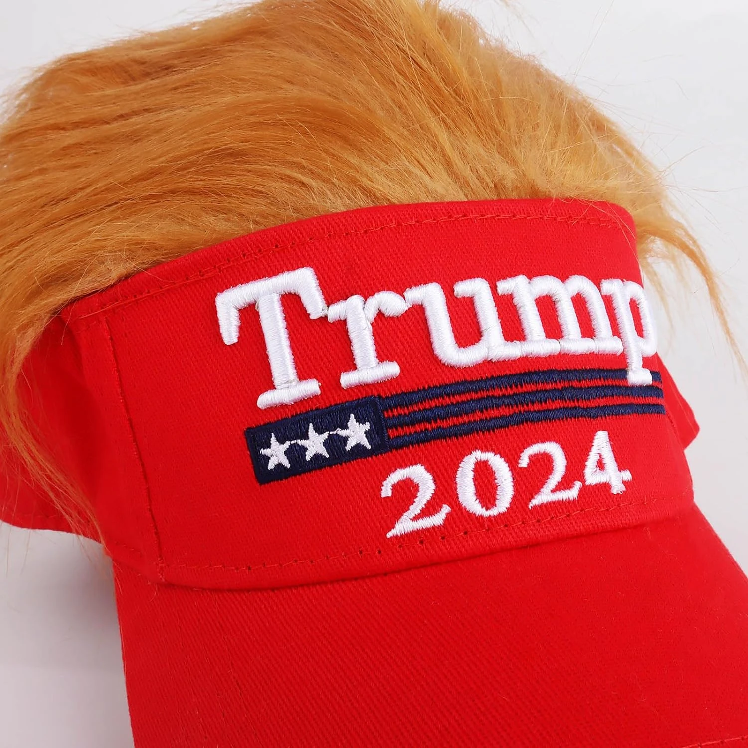 Gorra de béisbol MAGA roja patriótica ajustable para adaptarse a los seguidores de Donald Trump 2024: aspecto y sensación realistas con pat bordado