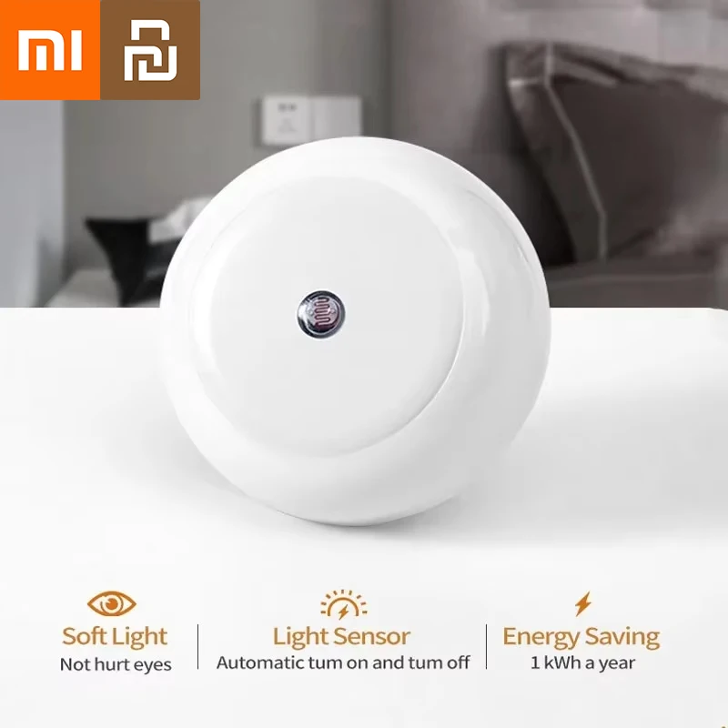 Xiaomi LED Night Light Sensor Wall Lamp Colourful Ambient Light Mini Mi Lamp Atmosphere Always On Night Kitchen Corridor Stair