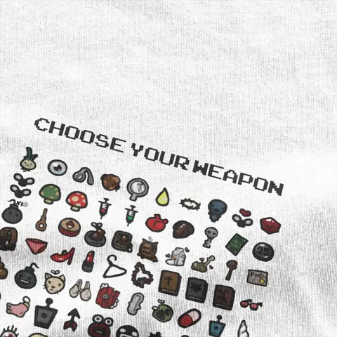 Новинка, футболка «The Binding Of Isaac», мужская, хлопковая, с коротким рукавом и круглым вырезом, летние топы топ 10 кельтский - №9