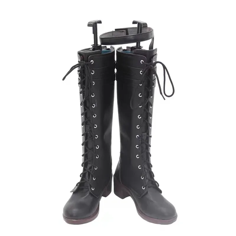 

New Game Cosplay BootS Genshin Impact Lynette Shoes Halloween Accessories Custom Made