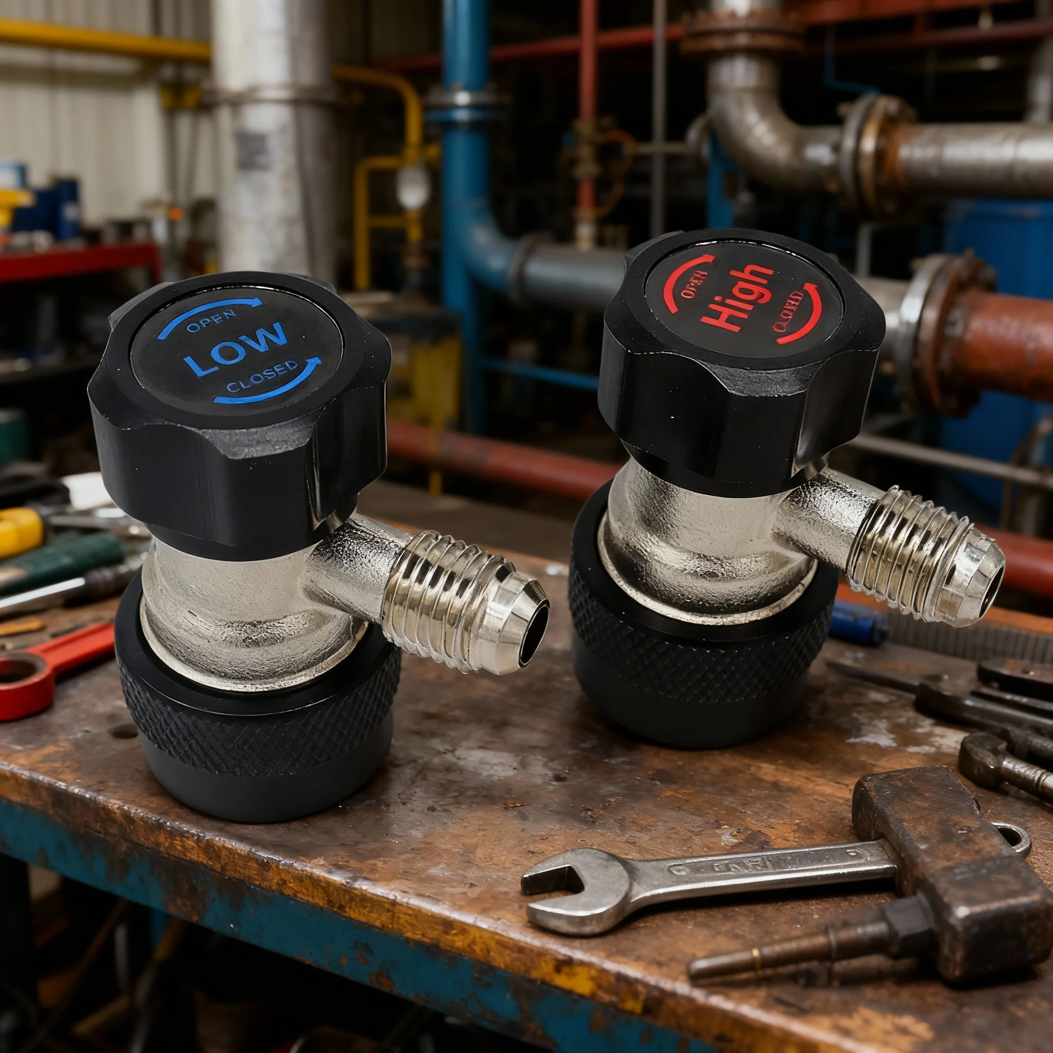 

R134a переменный адаптер для быстрого соединения хладагента, разъем с низким боковым портом, инструмент для ремонта фитинга клапана кондиционера автомобиля