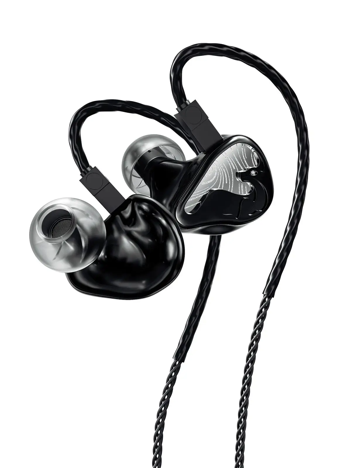 LETSHUOER Mystic 8BA Drivers Bedrade IEM Hifi-oortelefoon High Fidelity en hoge resolutie In-ear monitor-oortelefoon