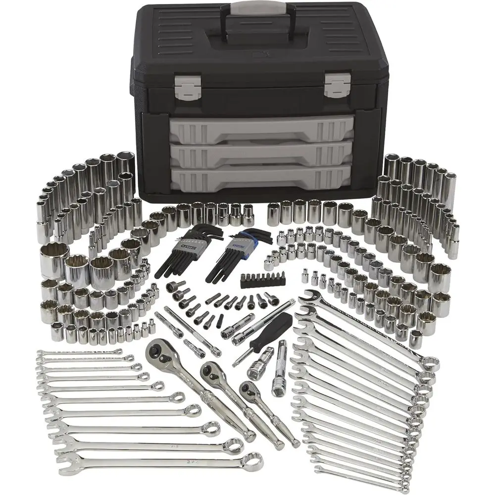 

Complete 245-Piece Drive Ratchet Set - 1/4, 3/8, and 1/2 Inch