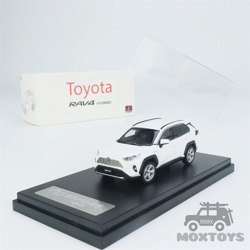 LCD 1:64 RAV4 Hybrid Metallic grey Blue Grey White Black Diecast Model Car