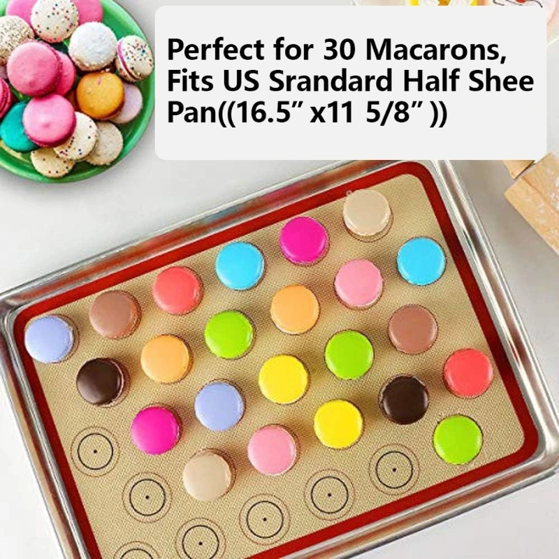 30 fori amaretti in silicone pasticceria stampi da forno stampi per fogli stampi fai da te strumento utile torta fai da te da