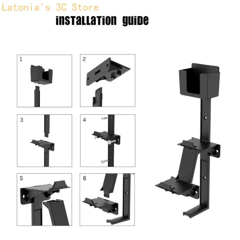 

X3UB Wall Storage Holder Rack Stable Mount Bracket for P5 P4 Gamepad