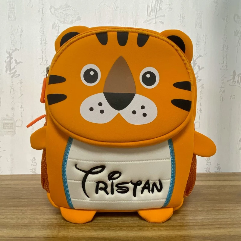 Custom Name Tiger Backpack School Bag Backpack Kids Nursery Toddler Rucksack