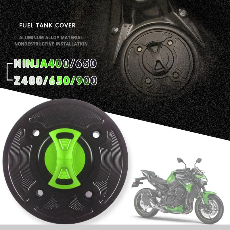 

Motorcycle CNC Fuel Tank Cap Gas Oil Tank Cover Petrol Cover For Z900 Z650 NINJA 400 650 Z400