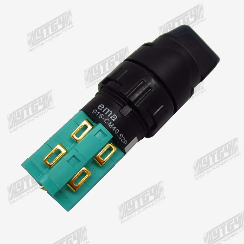 [ SA ]Imports EMA16mm selector switch 01S-R/C/SM/A40.S2P knob 2 self-resetting / self-locking 2a2b--10PCS/LOT