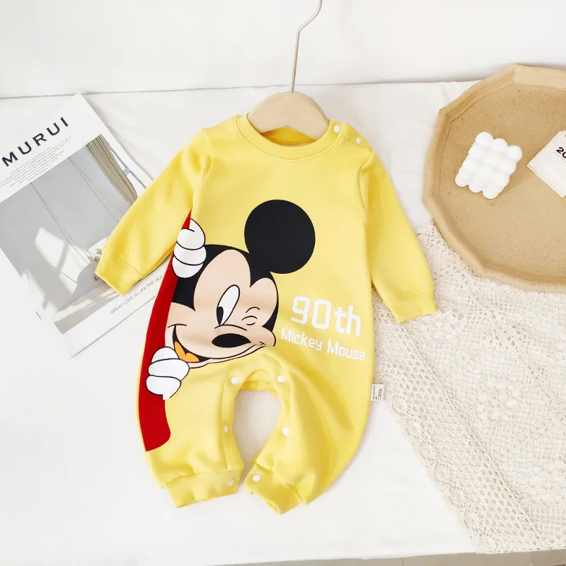 Winter Newborn Jumpsuit Fleece for warmth Cartoon Baby Romper Toddler Outfit Infant Onesie Kids Boy Girl Clothes