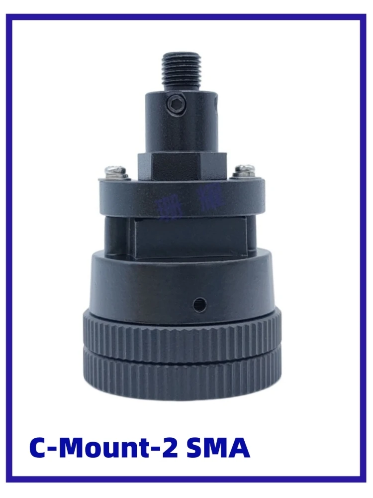 C-Mount Microscope with Fiber Optic SMA905 Interface C-Mount with Collimator Larger Area, Higher Energy
