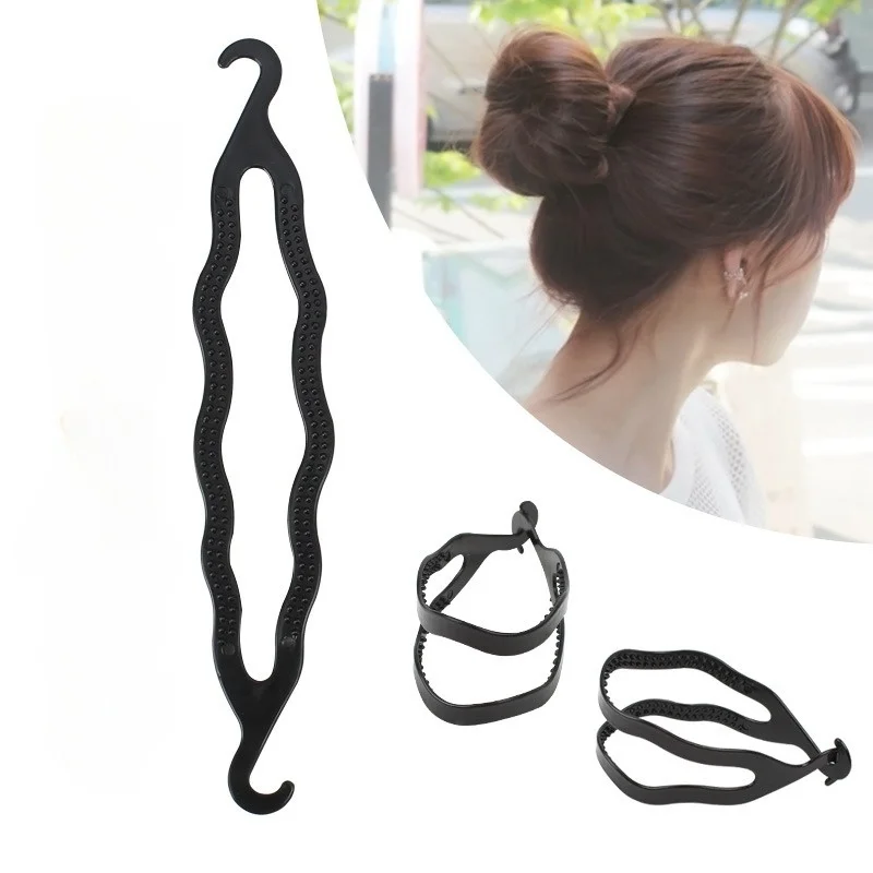 أداة تجعيد الشعر الفورية من رول لتجعيد الشعر الرطب والجاف، أداة تجعيد بلاستيكية مع تصميم برأسين للاستخدام المنزلي في الصالونات