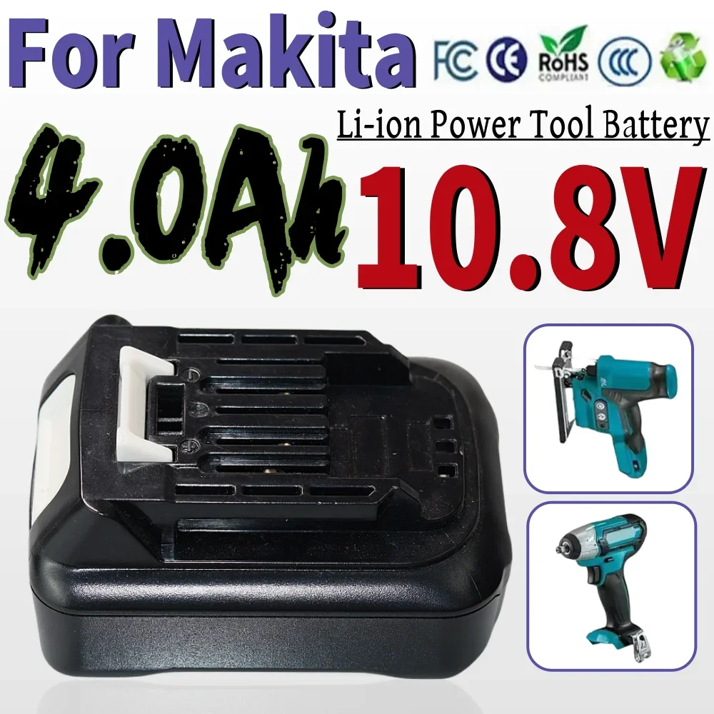 10.8V 4000mAh Li-ion Power Tools Rechargeable Battery For Makita BL1016 BL1015 BL1041 BL1021 DF331D BL1021B BL1020