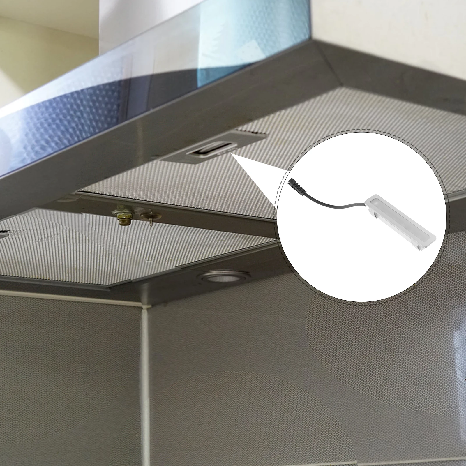 

Led Range Hood Light Bulb Replacement Stove Hood Kitchen Vent Light Bright Durable Glass Plastic Soft Glare Reduction Long