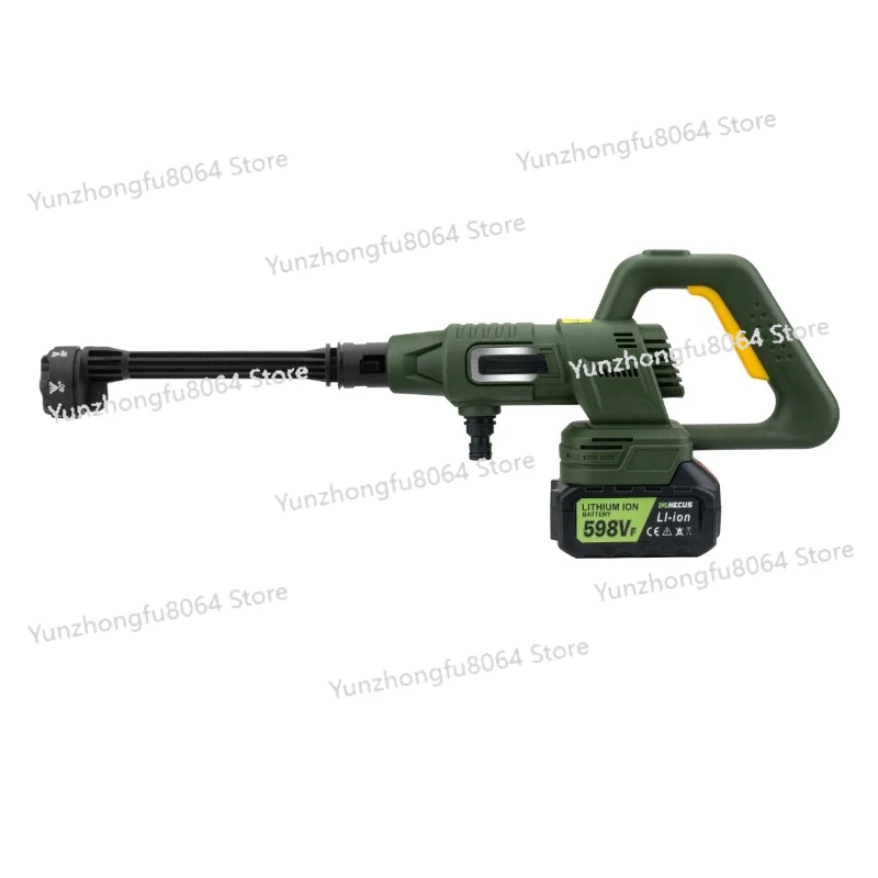 

200Bar 3 Gears Brushless Electric High Pressure Washer 6 IN 1 Car Washing Gun Water Spray Gun for 18V Battery Pins