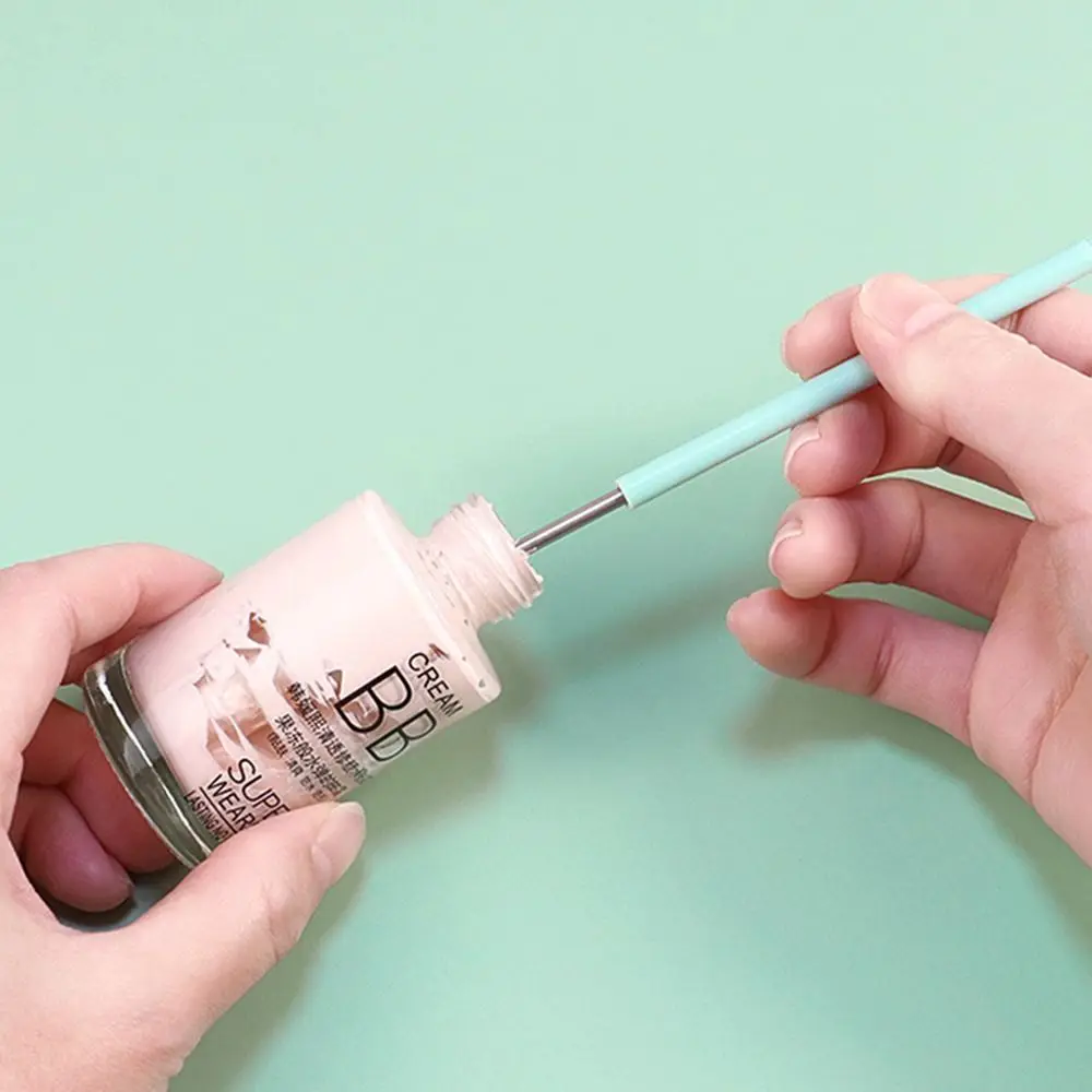 Outils de beauté pour crème, brosse à huile, accessoires de cuisine, spatule télescopique en Silicone, cuillère cosmétique, pinceaux de maquillage, grattoir à bouteille profonde
