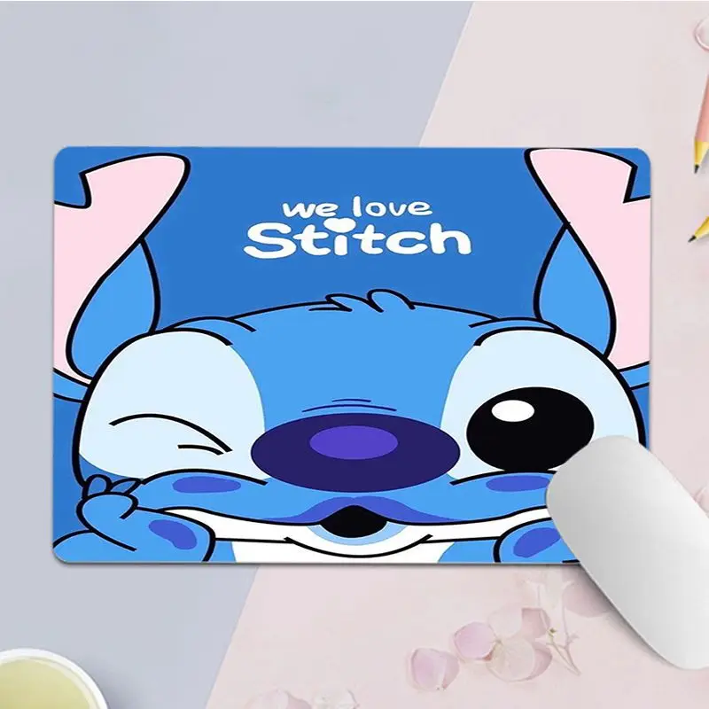 Disney Cartoon Lilo & Stitch Animation Cabinet Gaming Computer Laptop Desk Mat Mouse Pad Notbook Padmouse Desk Play Mats