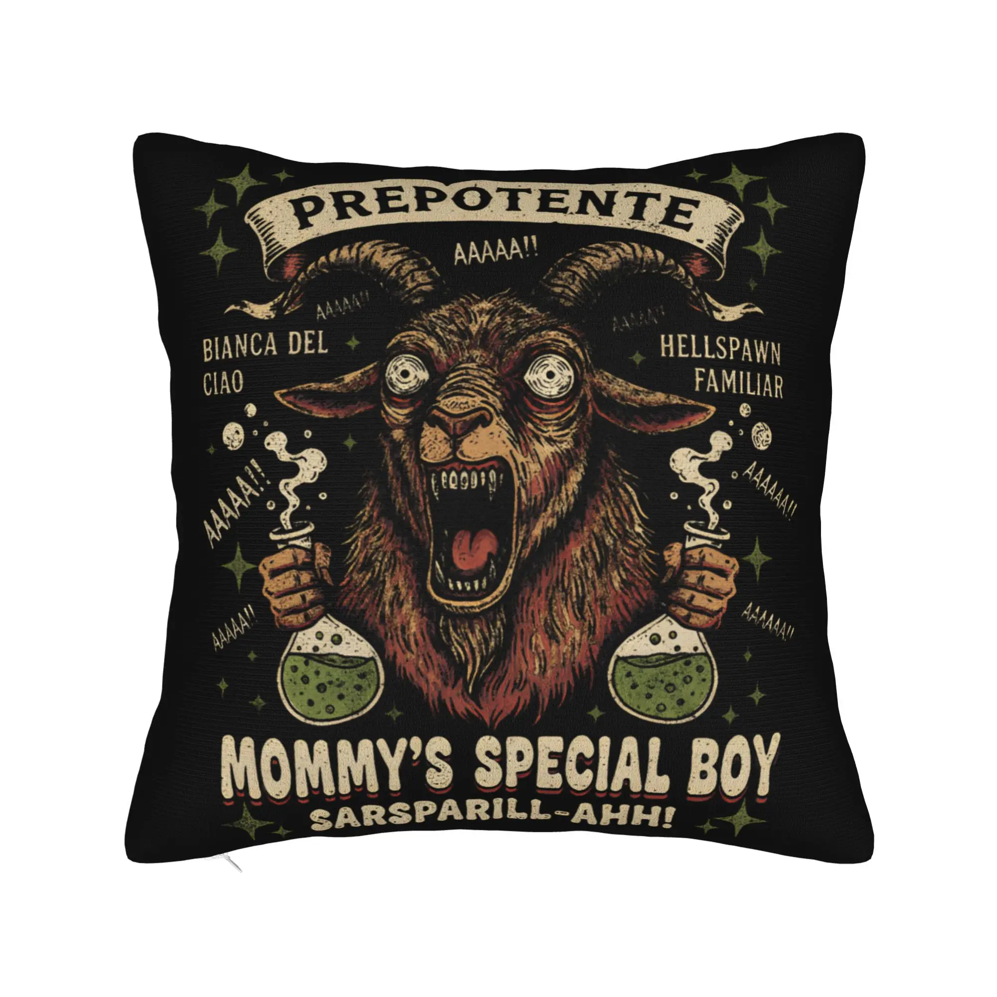 Pillow Cover Prepotente Mommy's Special Boy Dungeon Crawler Carl  Vintage Pillow Case For Living Room Sofa Pillowcases
