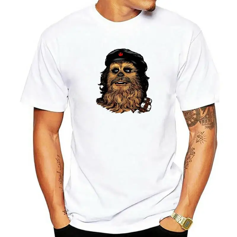 Summer Men's T-shirt Featuring Rebel Chewbacca Chewie And Che Guevara Funny Tshirt Anime Tees Tops Harajuku Streetwear