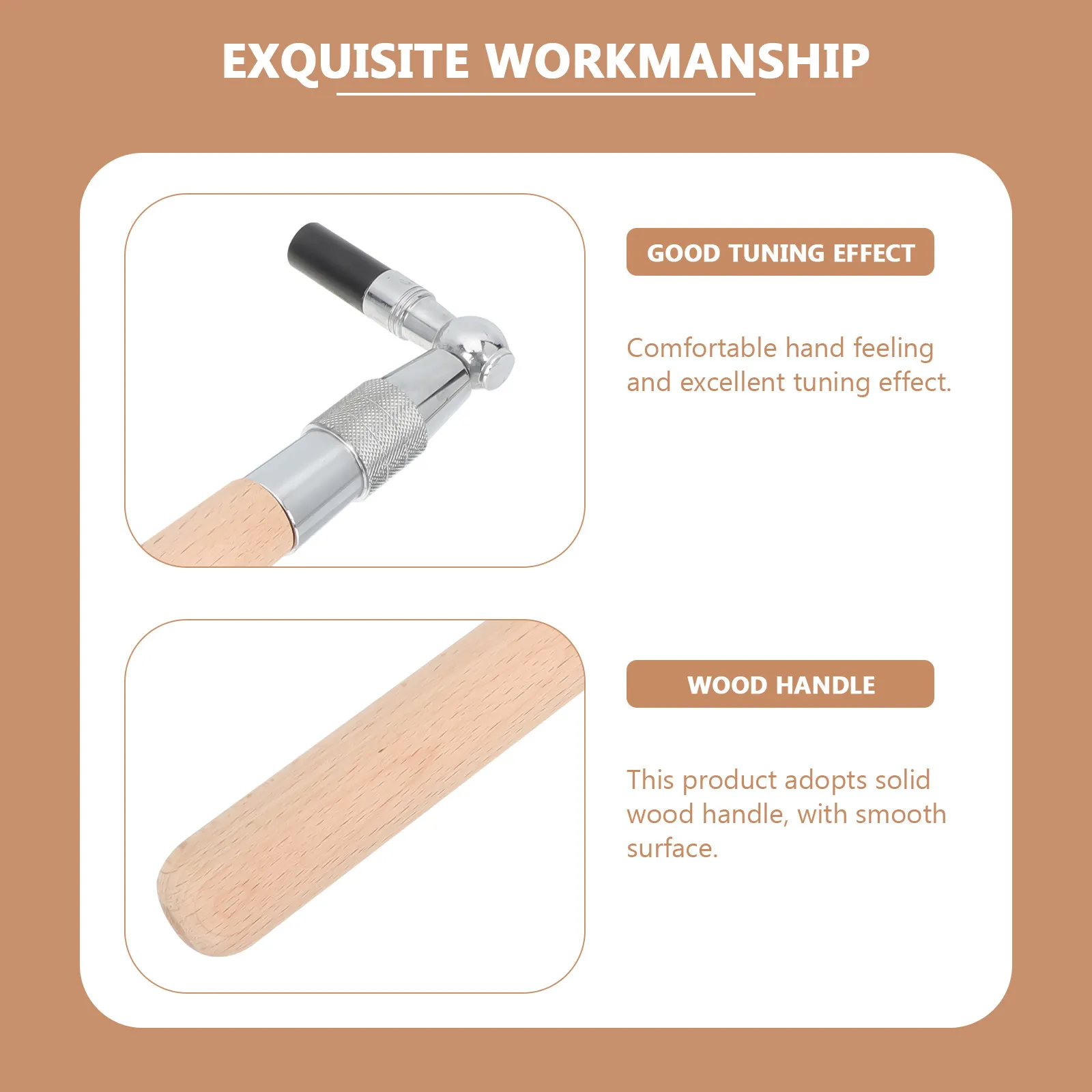 Premium Piano Wrench Tool for Accurate Tone Tuning Reliable High Hardness Steel Construction Comfortable Grip Portable Design