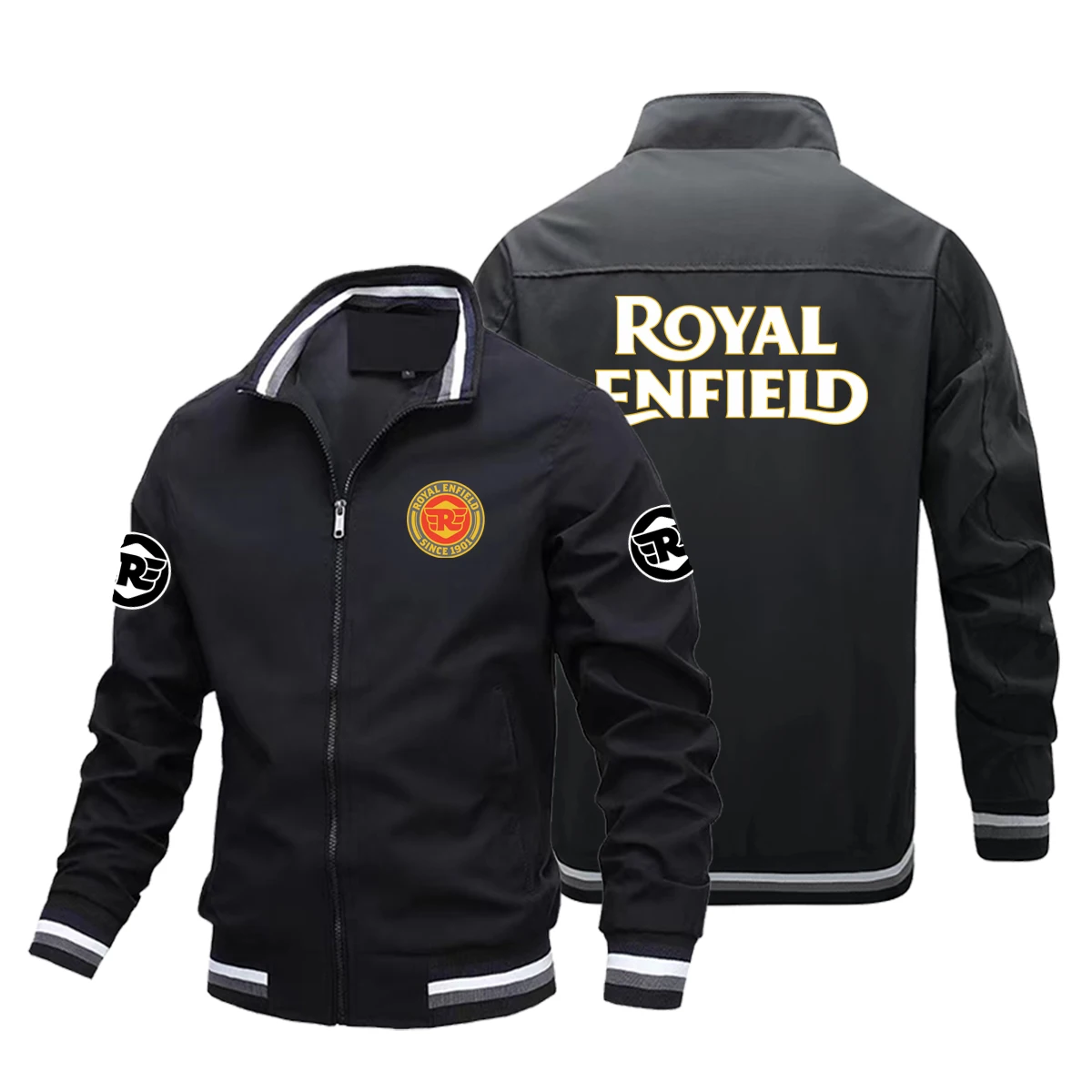 AliExpress 2025 New Retro style Royal Enfield Motorcycle Jacket Racing Jacket Windbreaker Outdoor Sports Bicycle Jacket Men's Clothing tops
