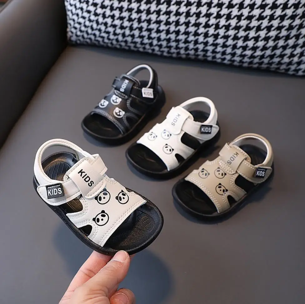 Sandálias antiderrapantes de sola macia para bebê e criança, sapatos de praia, tênis casuais, sapatos de caminhada para crianças pequenas de 1 a 6 anos, verão