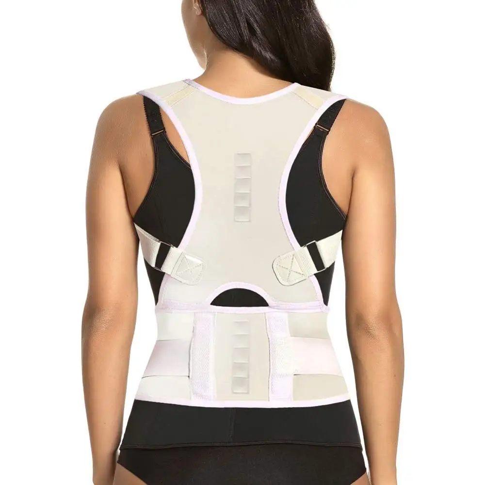 Magnetic Posture Corrector for Women Men Orthopedic Corset Back Support Belt Pain Back Brace Support Belt Magnets Therapy B002