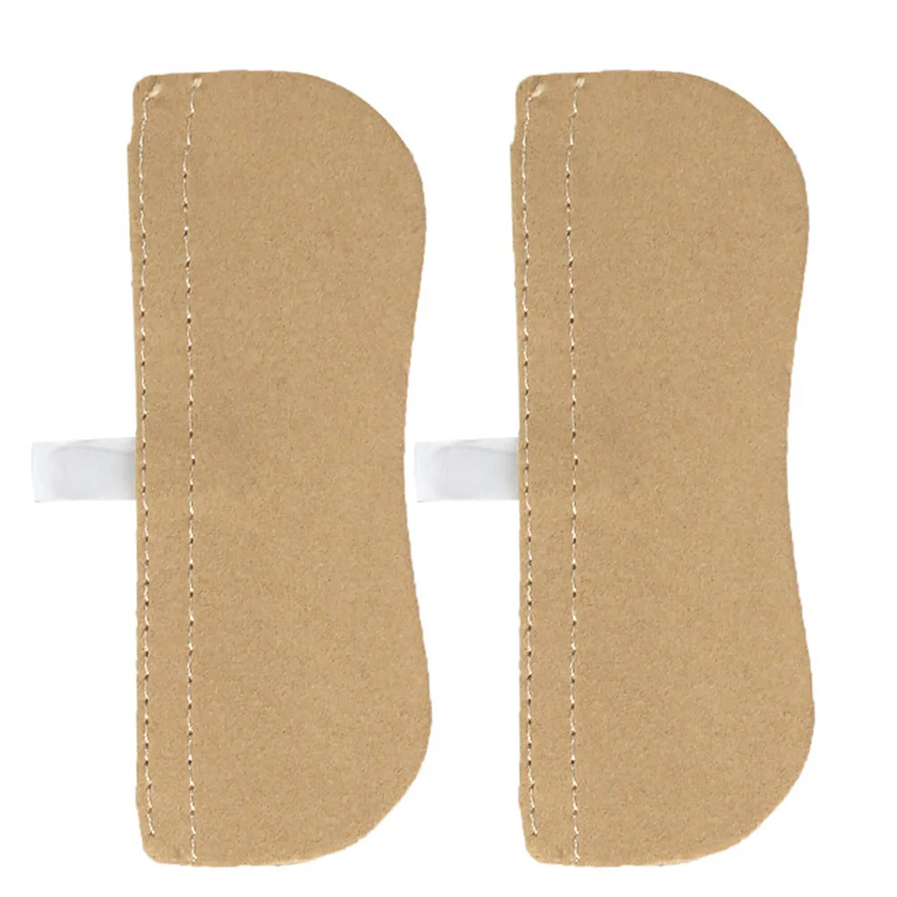 2Pairs Hak Grips Anti-Slip Pads Demping Hak Protector Voorkomen Blaren Likdoorns Voeten Pads voor Schoenen Zwart abrikoos