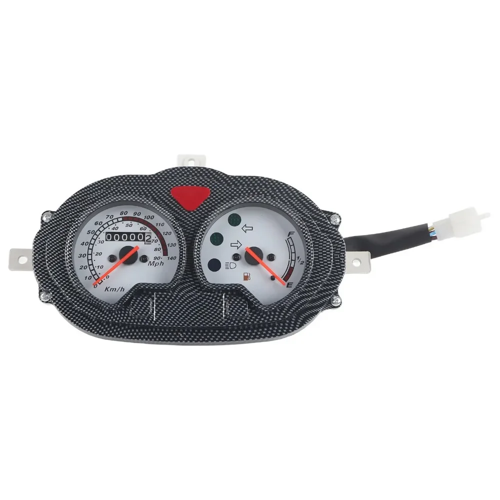 Universal Vintage Style Motorcycle Scooter Speedometer Plastic Dash Instrument for Motorcycles Scooter