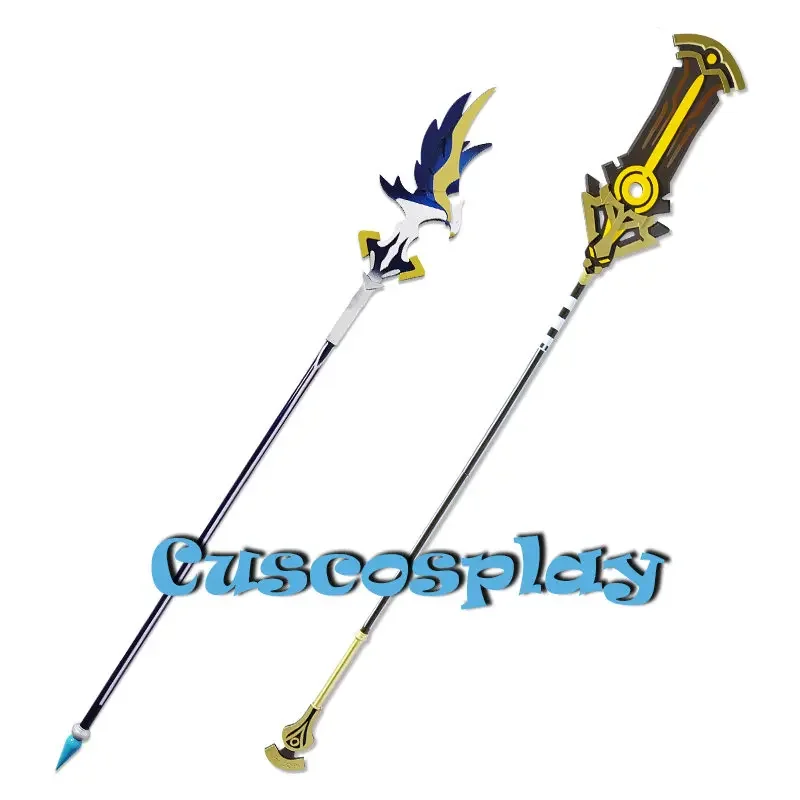 

Genshin Impact Shen He Missive Windspear Cosplay Props Spear Staff of The Scarlet Sands Replica of Weapons for Halloween