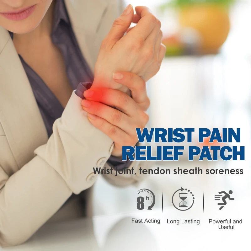 8~80Pcs Wrist Pain Relief Patch Hand Tendon Sheath Treatment Stickers for Thumb Finger Tenosynovitis Analgesic Plaster