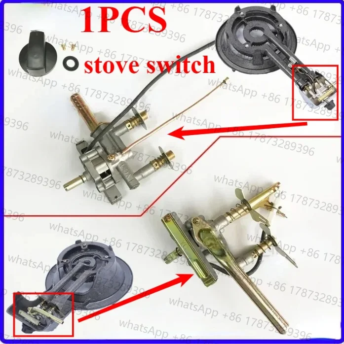 21A 31A High-fire stove switch assembly Large Household accessories Liquefied Gas Igniter Valve Gas stove low pressure