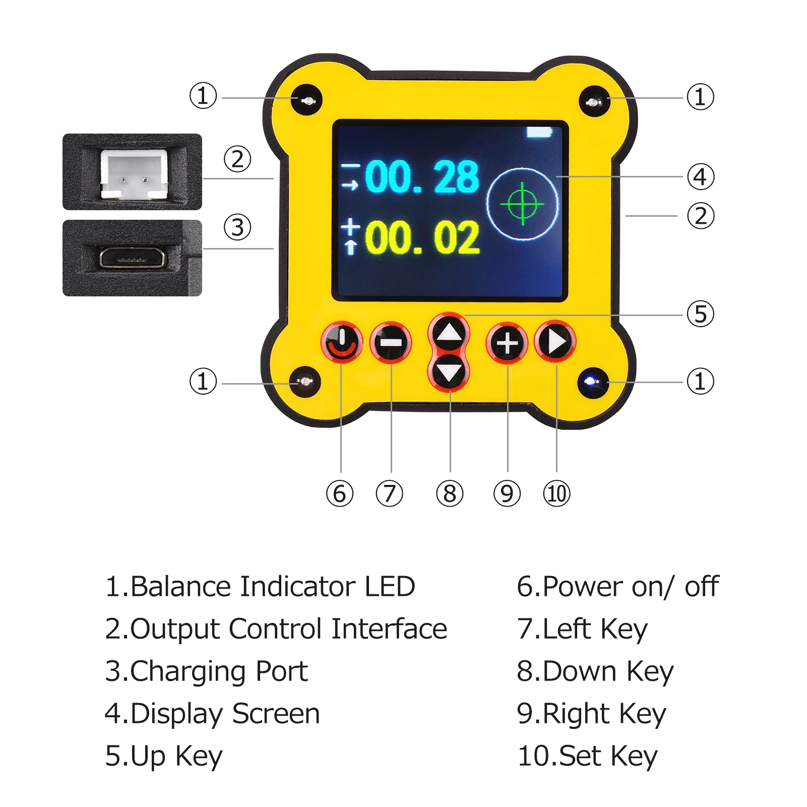 Dual Axis Digital Protractor Inclinometer Magnetic 0.02° Accuracy Angle Finder Level Box Woodworking Machinery Construction